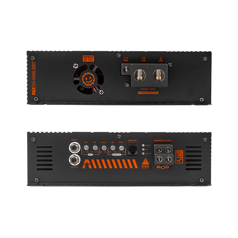 GAS MAX PA1-3000.1DZ2, kompakt og strømsvag fuldregisterforstærker