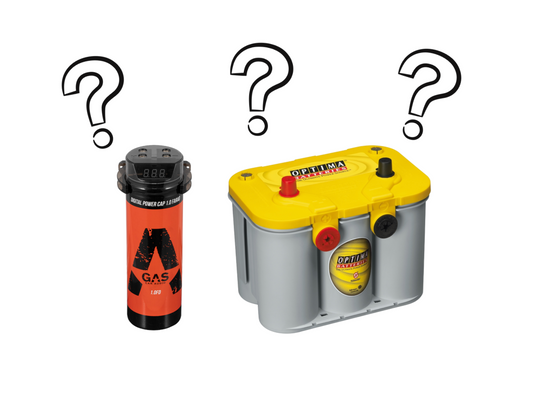 Ekstra batteri og kondensator?