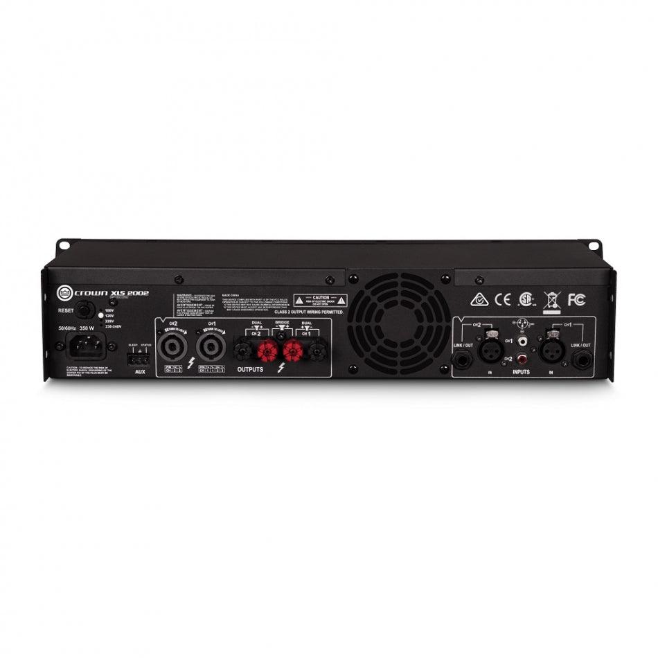 Crown XLS-2002, stereoslutsteg med DSP