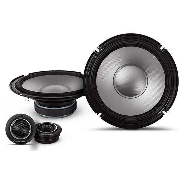 Alpine S2-S80C 8" højttaler 2 vejs komponentsæt