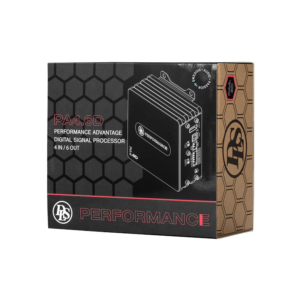 DLS PA4.6D, 6-kanals DSP med Bluetooth