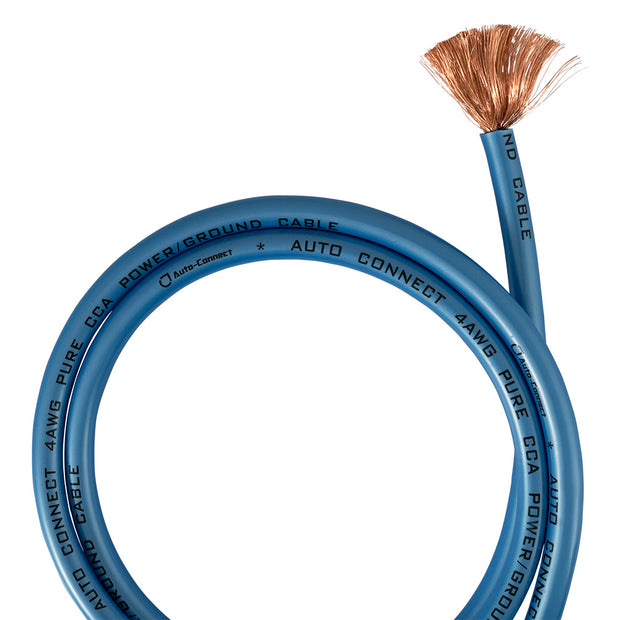 Auto-Connect CCA strømledning 20mm², blå