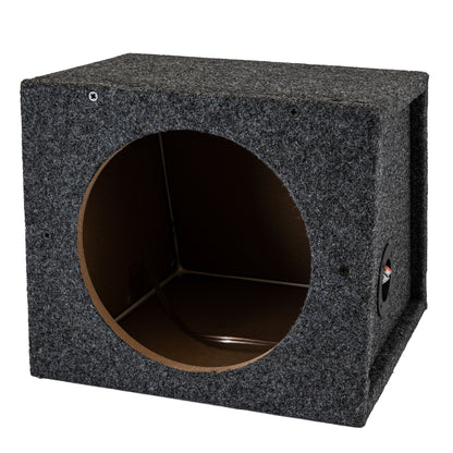 Monteringsklart basboks-kit – usamlet, lukket 1x10" basboks fra Auto-Connect.