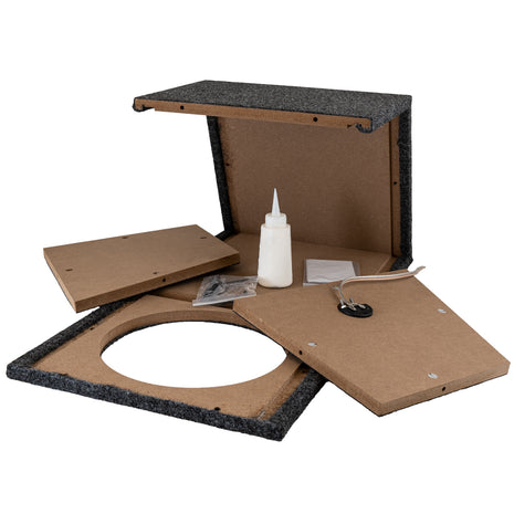 Monteringsklart Baskasse-kit, umonteret lukket 1x12" Baskasse fra Auto-Connect