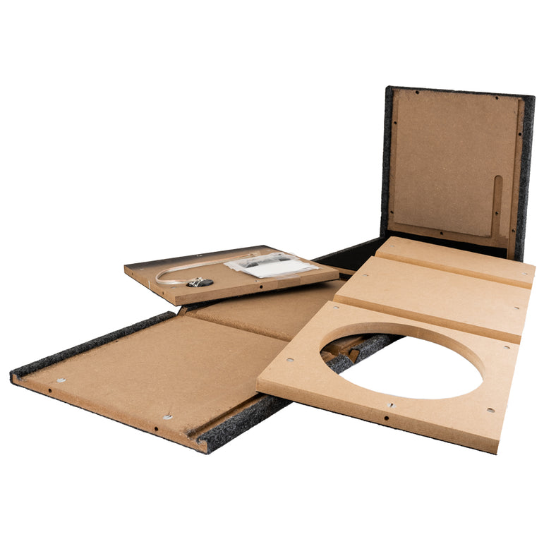 Monteringsklart baskasse-kit, umonteret portet 1x12