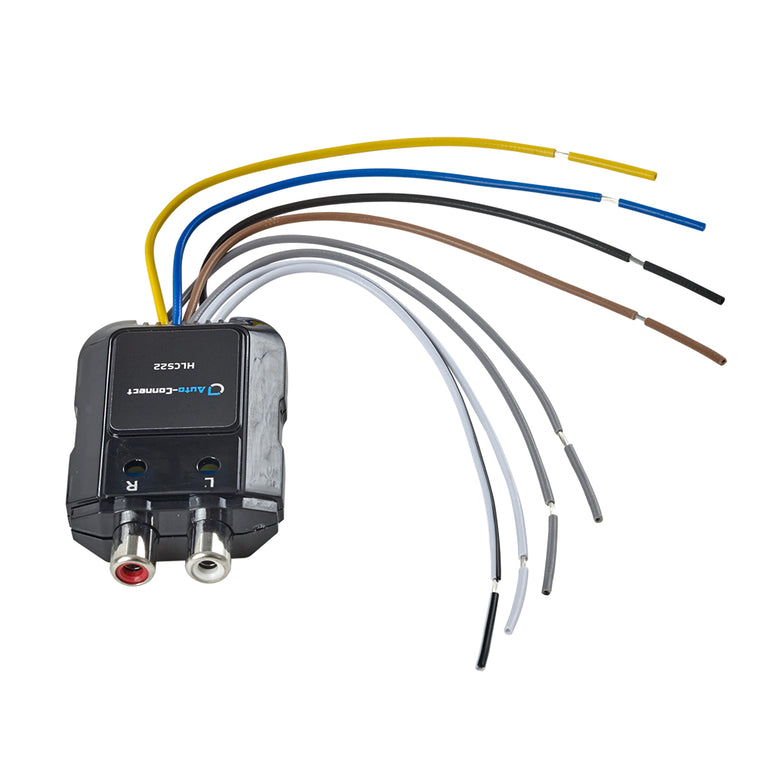 Auto-Connect HLCS22 2-kanals høj/lavniveau-omformer