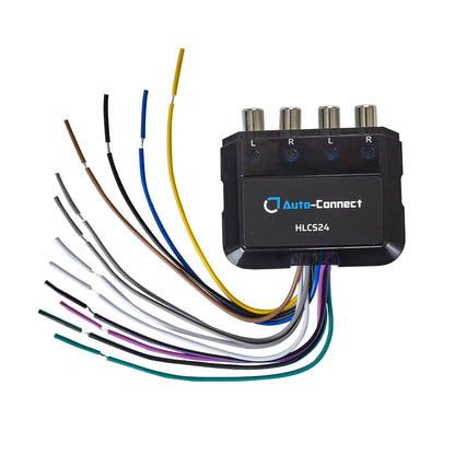 Auto-Connect HLCS24 4-kanals høj/lavniveau-omformer