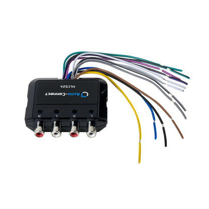 Auto-Connect HLCS24 4-kanals høj/lavniveau-omformer