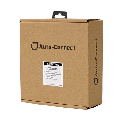 Auto-Connect ISO-ISO 3m forlængelse til højttalere, 2x1.5mm²
