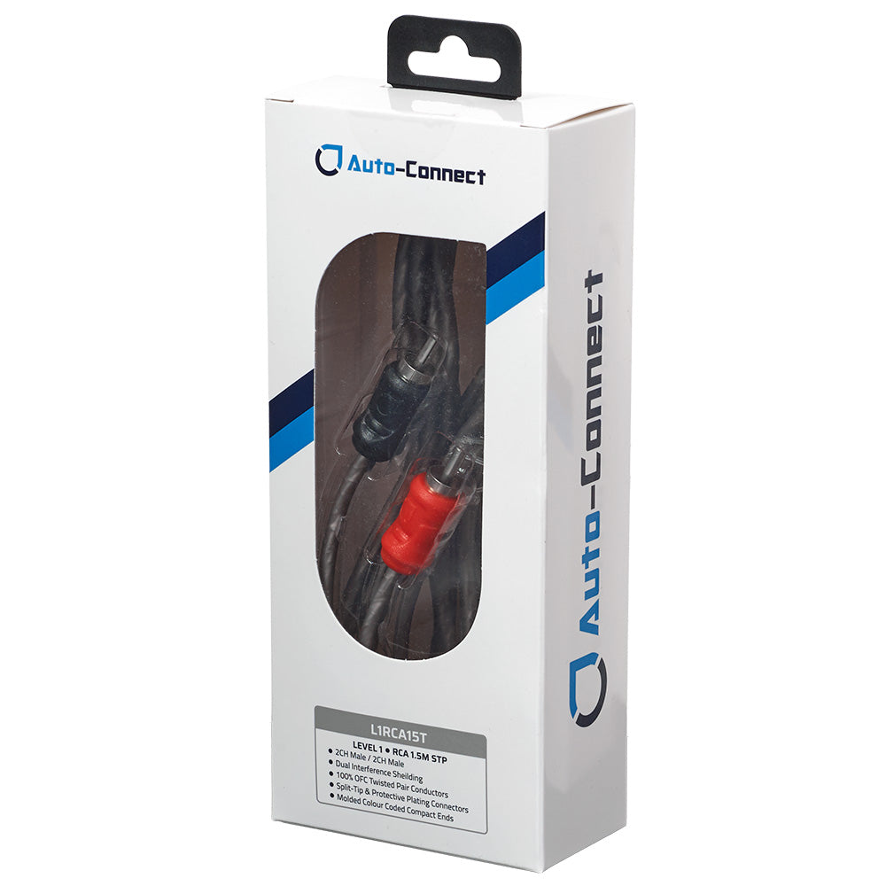 Auto-Connect snoet lavniveaukabel 1.5 meter, Level 1