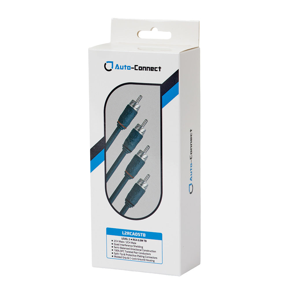 Auto-Connect snoet lavniveaukabel 0.5 meter, Level 2
