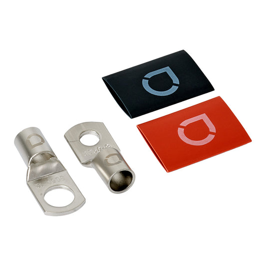 Auto-Connect rød og sort rørkabelsko M8/M12, 35 mm²