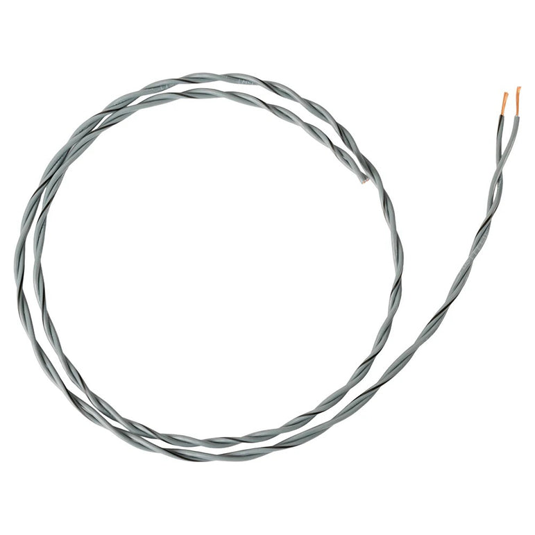 Auto-Connect tvistet højttalerkabel 2x0.8mm² grå, pris per meter