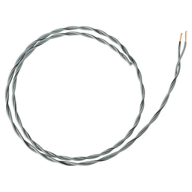 Auto-Connect tvistet højttalerkabel 2x0.8mm² grå, pris per meter