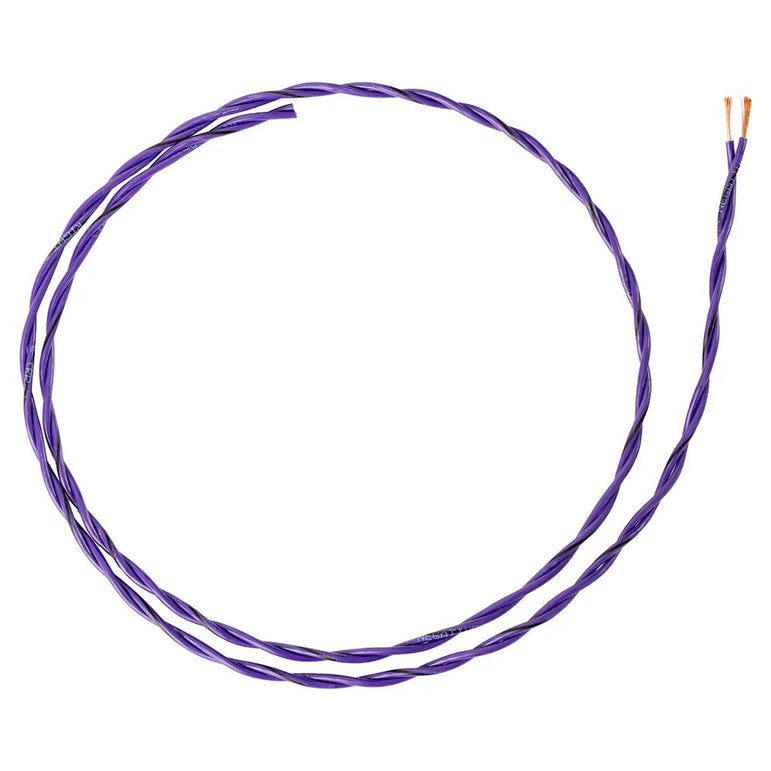Auto-Connect snoet højttalerkabel 2x0.8mm² lilla, pris per meter