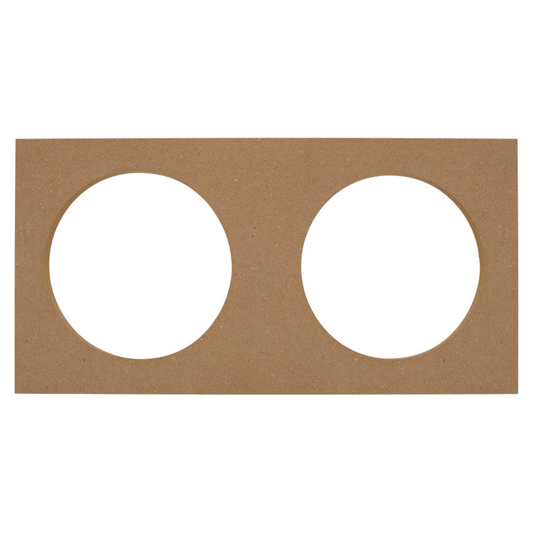 MDF-monteringsplade, 2x6.5 tommer
