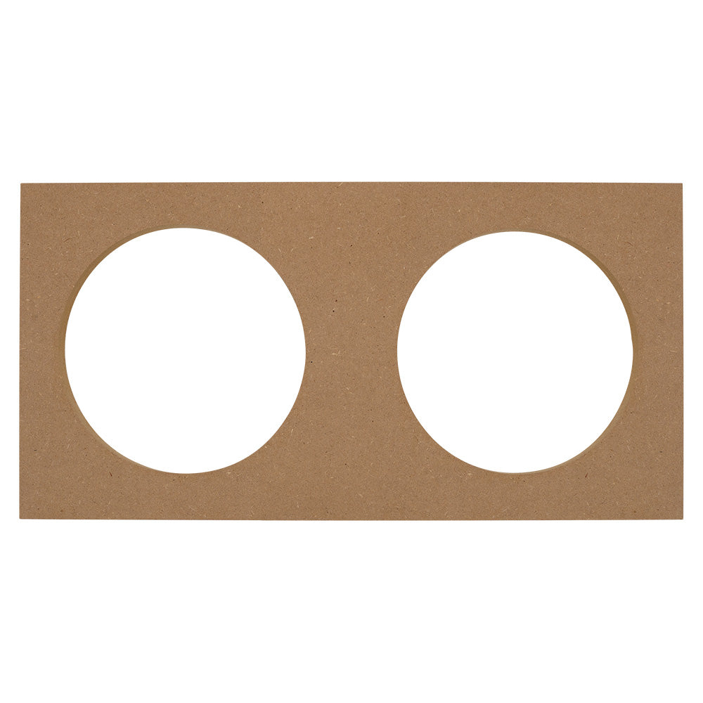 MDF-monteringsplade, 2x6.5 tommer