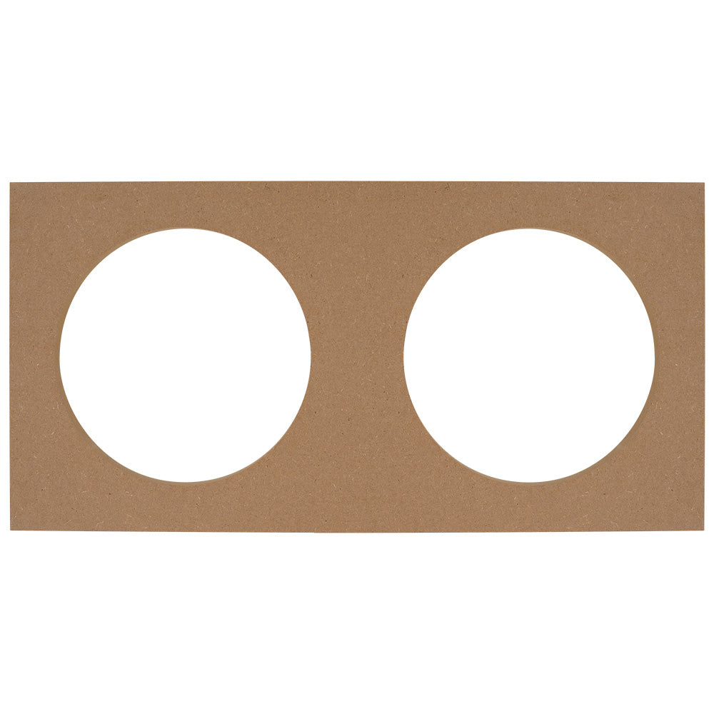 MDF-monteringsplade, 2x8 tommer