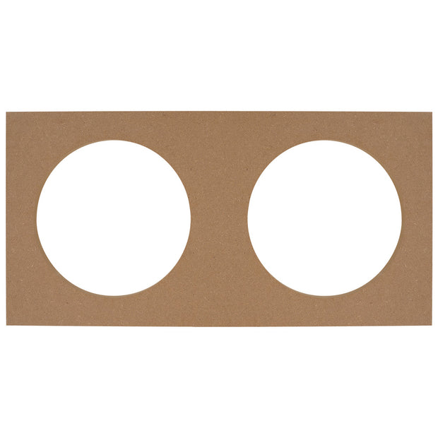 MDF-monteringsplade, 2x8 tommer