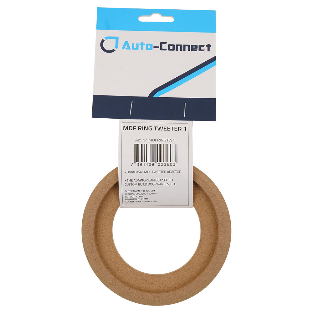 MDF-ring til diskant, 72 mm