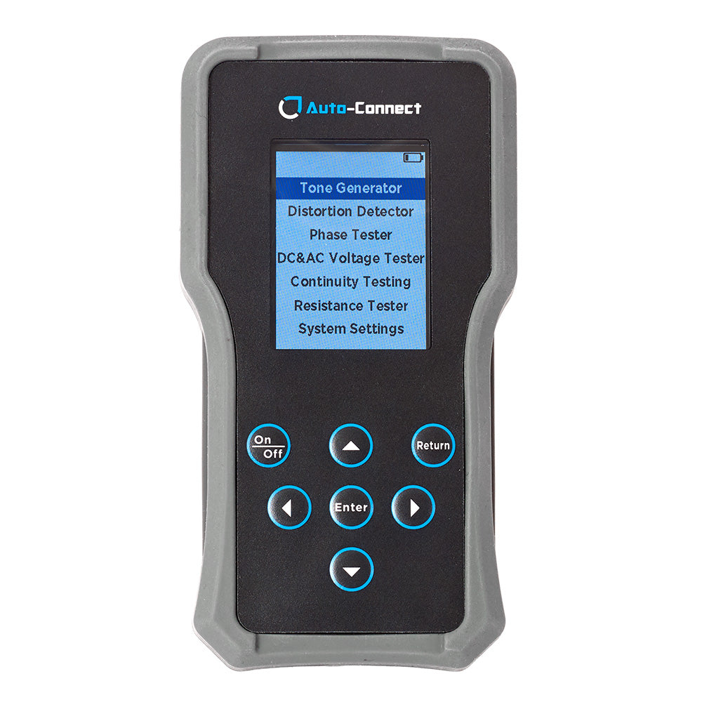 Auto-Connect MFAST, test- og måleværktøj af kabler og lyd