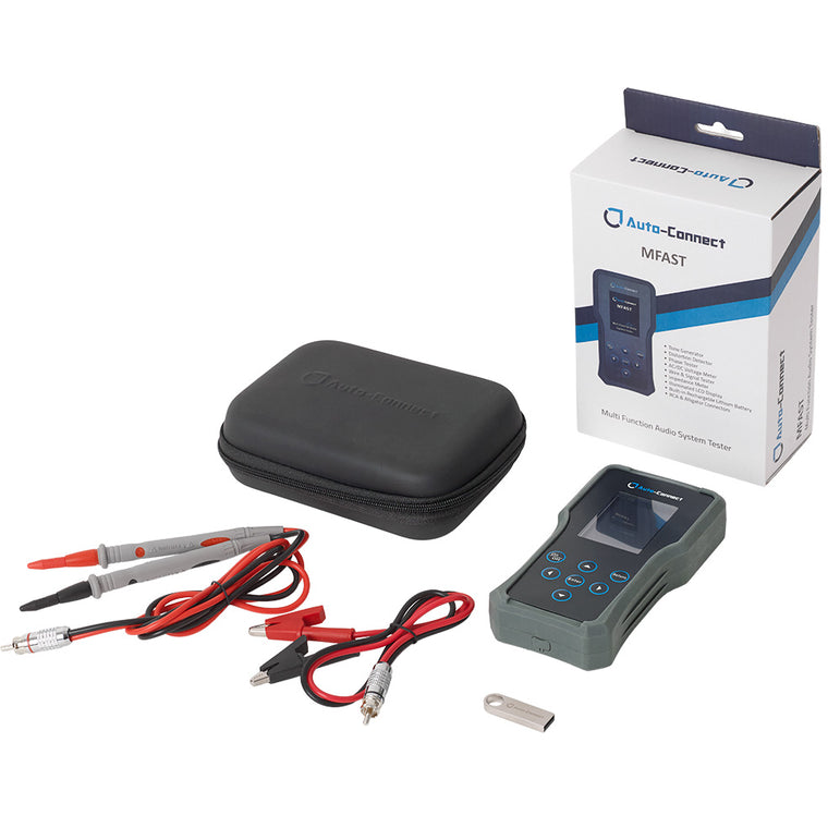 Auto-Connect MFAST, test- og måleværktøj af kabler og lyd