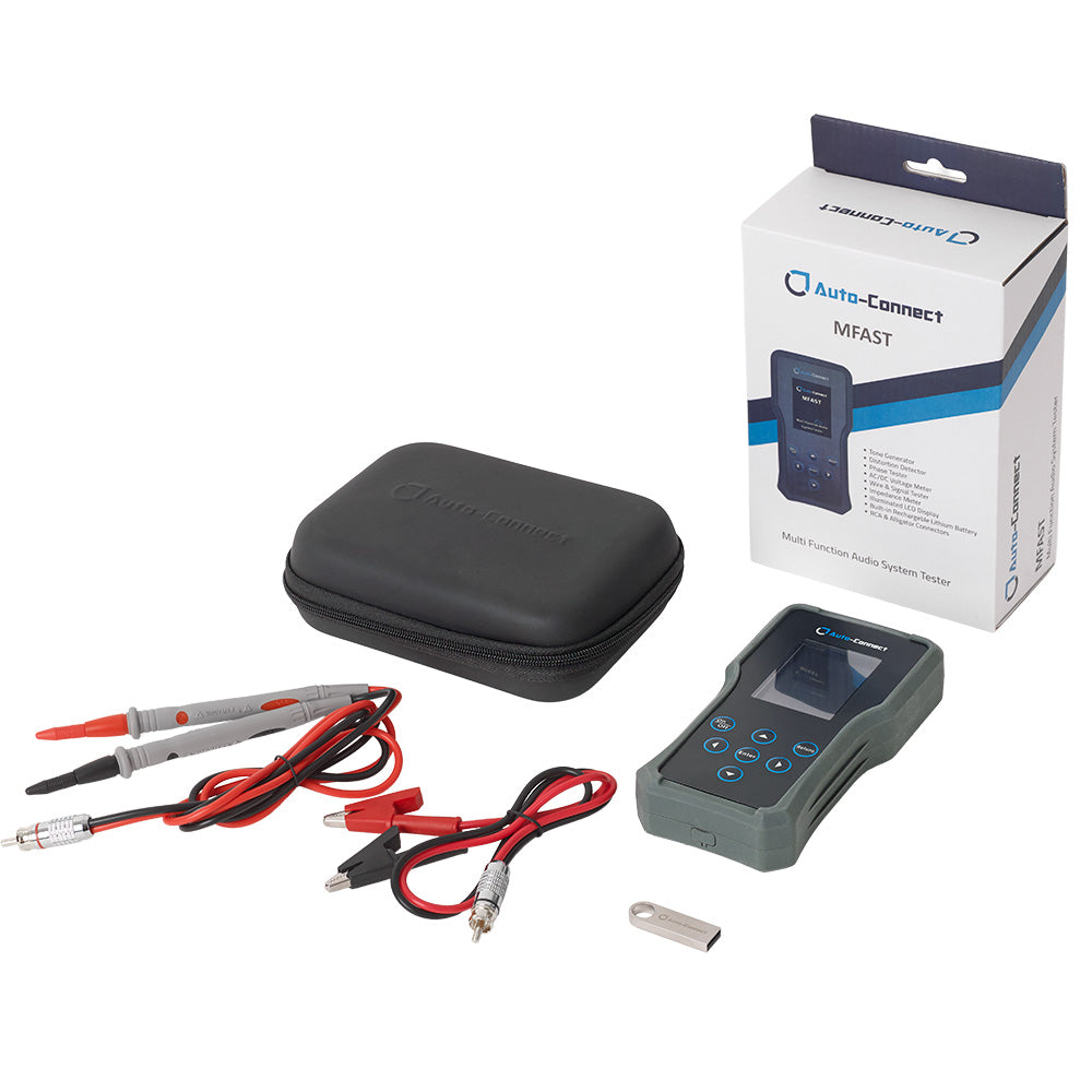 Auto-Connect MFAST, test- og måleværktøj af kabler og lyd