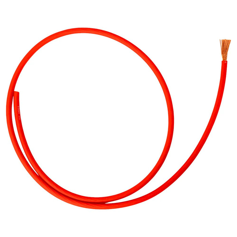 Auto-Connect rød strømkabel OFC 10.2mm², metervare