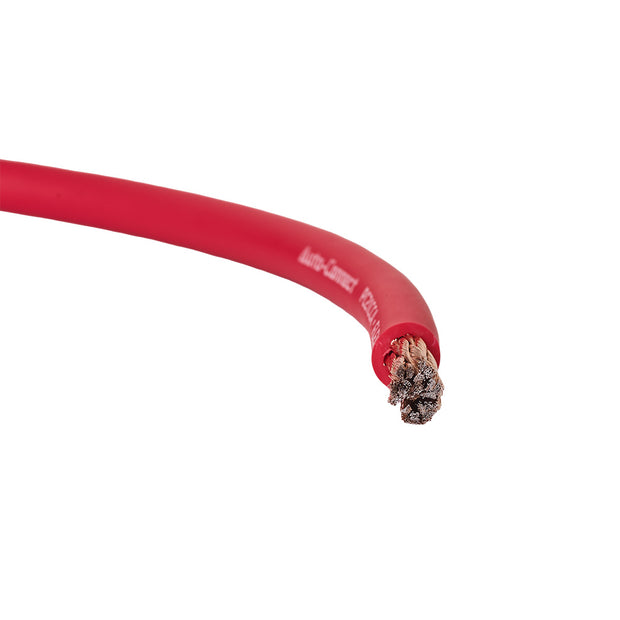 Auto-Connect rød strømkabel CCA 21.6mm², metervare
