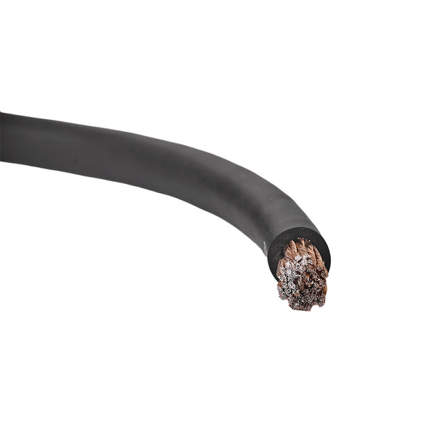 Auto-Connect sort strømkabel CCA 35.5mm², metervare