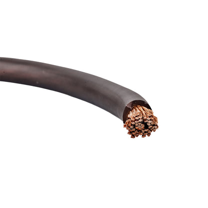 Auto-Connect sort strømkabel OFC 53.7mm², metervare