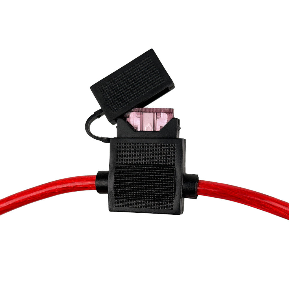 Auto-Connect CCA 6mm² strømkabelkit, 6m+2.5m