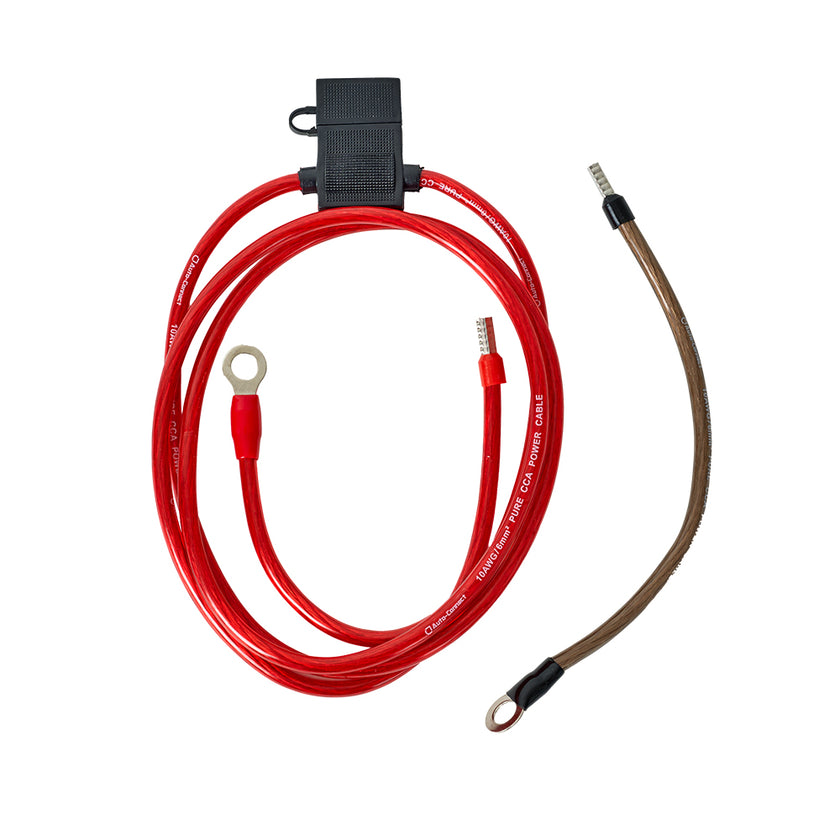 Auto-Connect CCA 6mm² strømkabelsæt Mini, 1.5m+0.2m