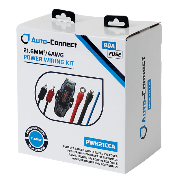 Auto-Connect Pure CCA kabelsæt, 21.6mm²