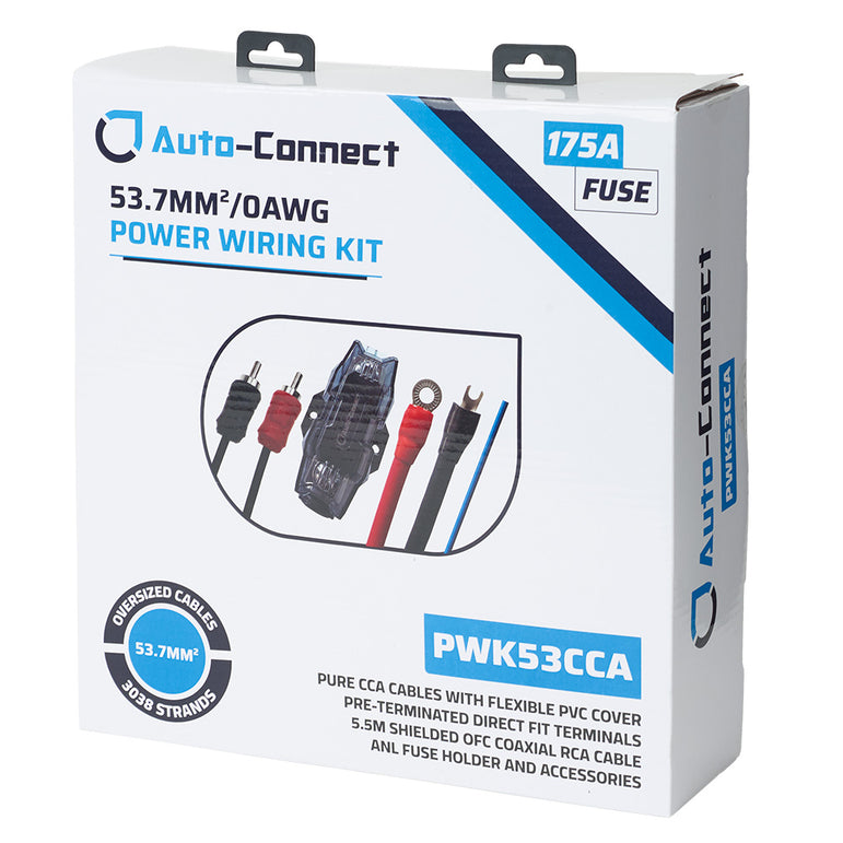 Auto-Connect Pure CCA kabelsæt, 53.7mm²