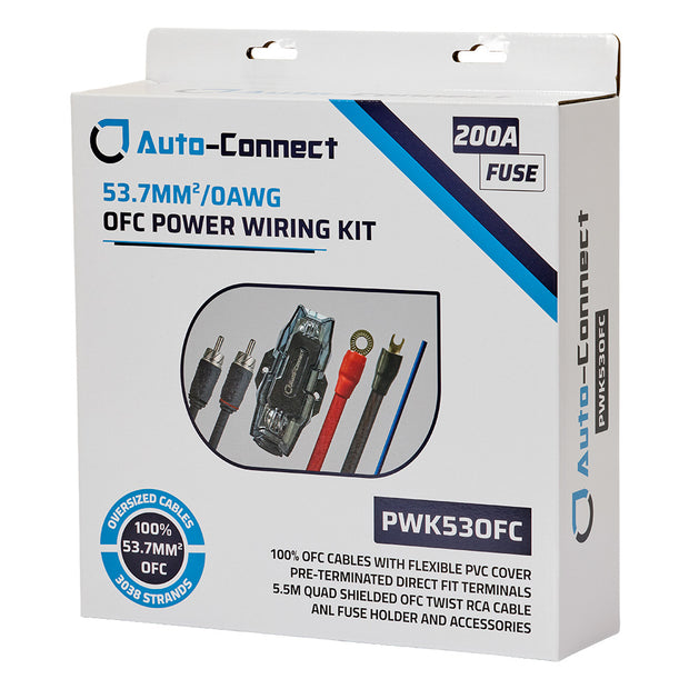 Auto-Connect OFC kabelsæt, 53.7mm²