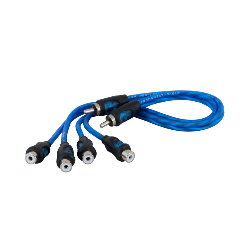 2 stk Auto-Connect Y-split Lågniveau 2 hun - 1 han 0,3m