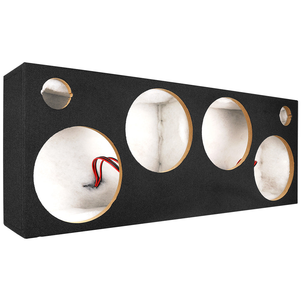 Auto-Connect SPL-boks 4x10 tommer med diskanthul