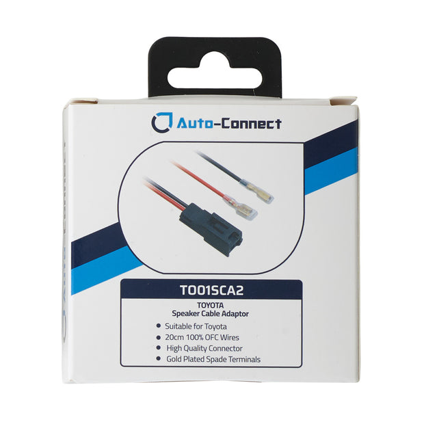 Auto-Connect højttalerkontakt til nyere Toyota, par