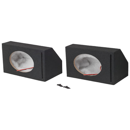 Auto-Connect 6x9 tommer højttalerkasse, portet