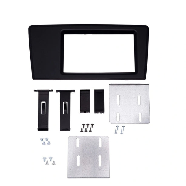 Monteringsramme 2-DIN til Volvo V70/S60 2000-2004, sort