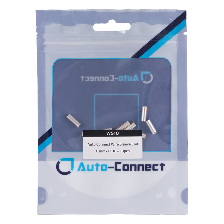 Auto-Connect 10-pak kabelhylser, 6mm²-kabel