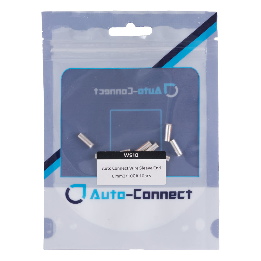 Auto-Connect 10-pak kabelhylser, 6mm²-kabel