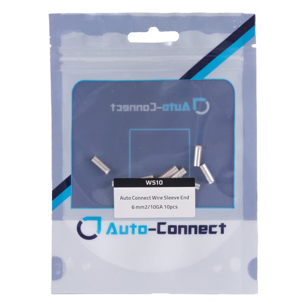 Auto-Connect 10-pak kabelhylser, 6mm²-kabel