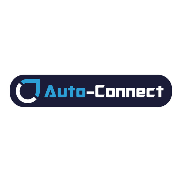 Auto-Connect-klistermærke 14x3cm, blå