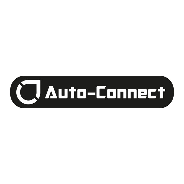Auto-Connect-klistermærke 14x3cm, sort