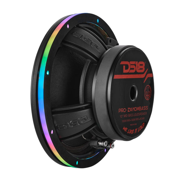 DS18 10-tommers digital RGB LED-ring til højttalere/baser