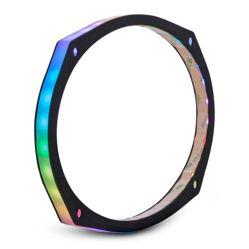 DS18 6x9 tommer digital RGB LED-ring til højttalere/baser