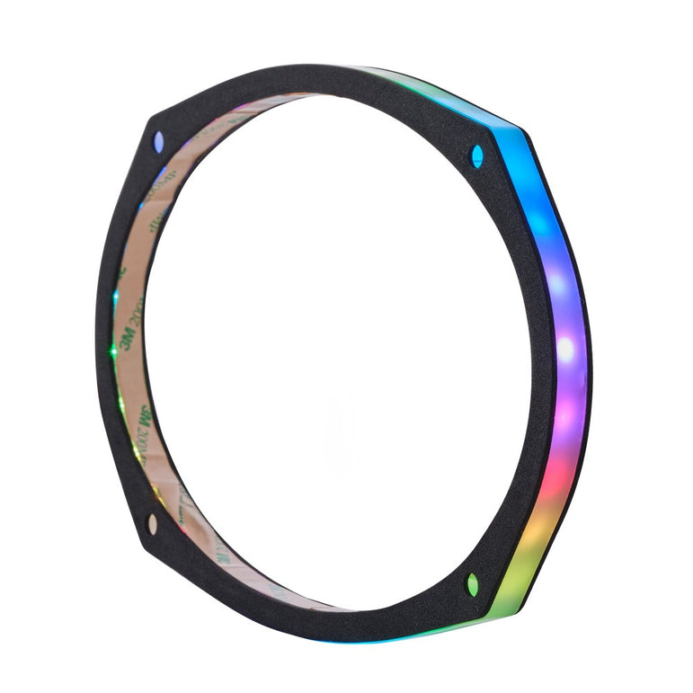 DS18 6x9 tommer digital RGB LED-ring til højttalere/baser