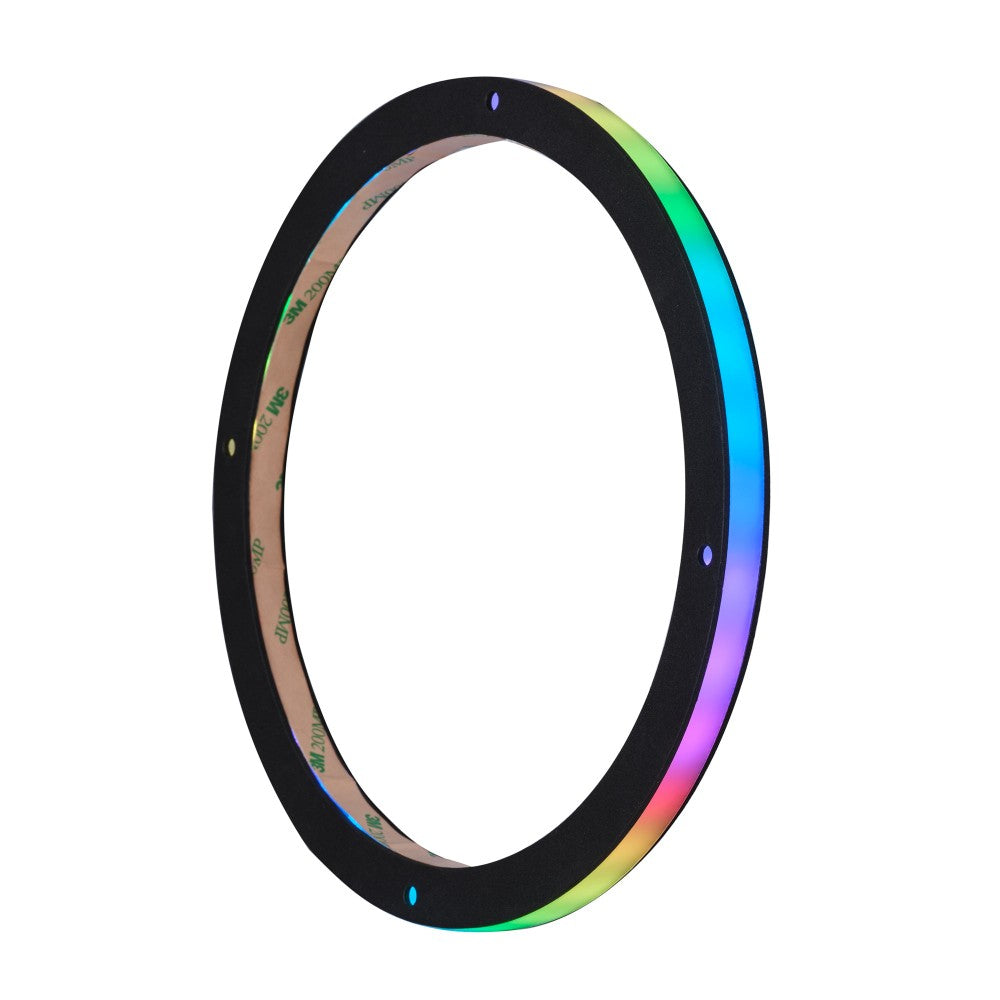 DS18 8-tommers digital RGB LED-ring til højttalere/baser